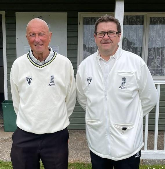 Umpires - Allan Hansen and Huw Simpkins